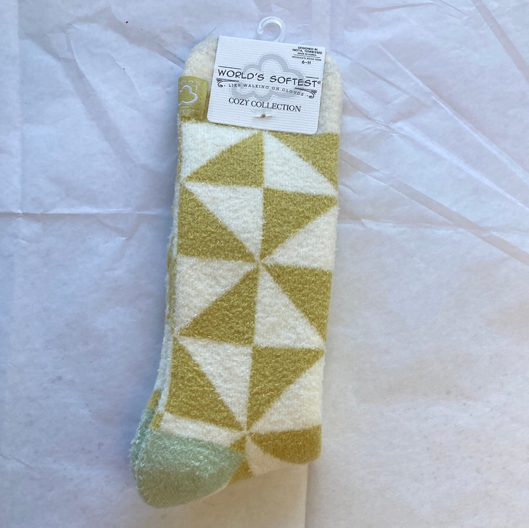 LADIES SOCKS/TRIANGLE GOLD 773-4476