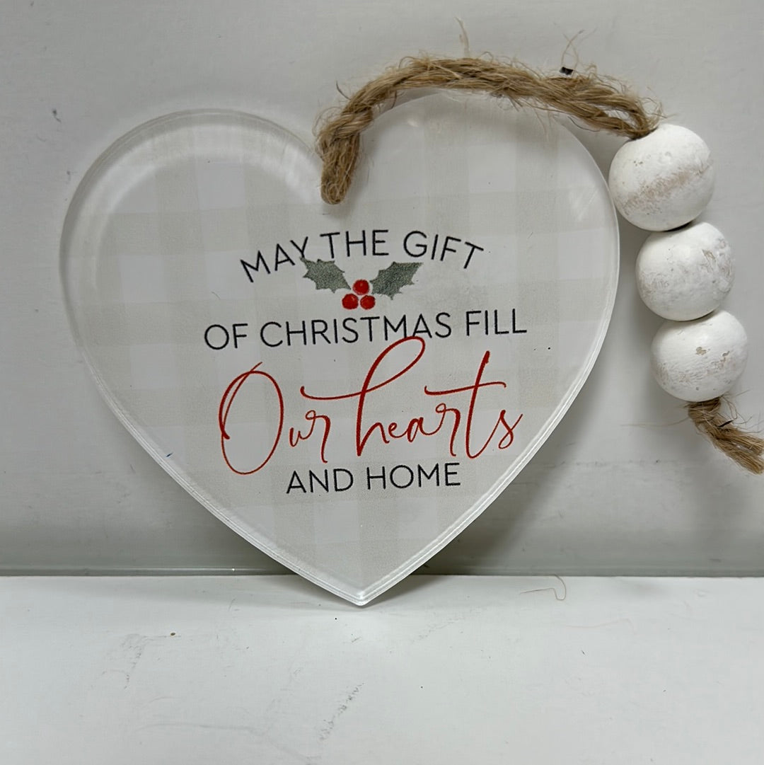 MAY THE GIFT OF CHRISTMAS ORN-2474