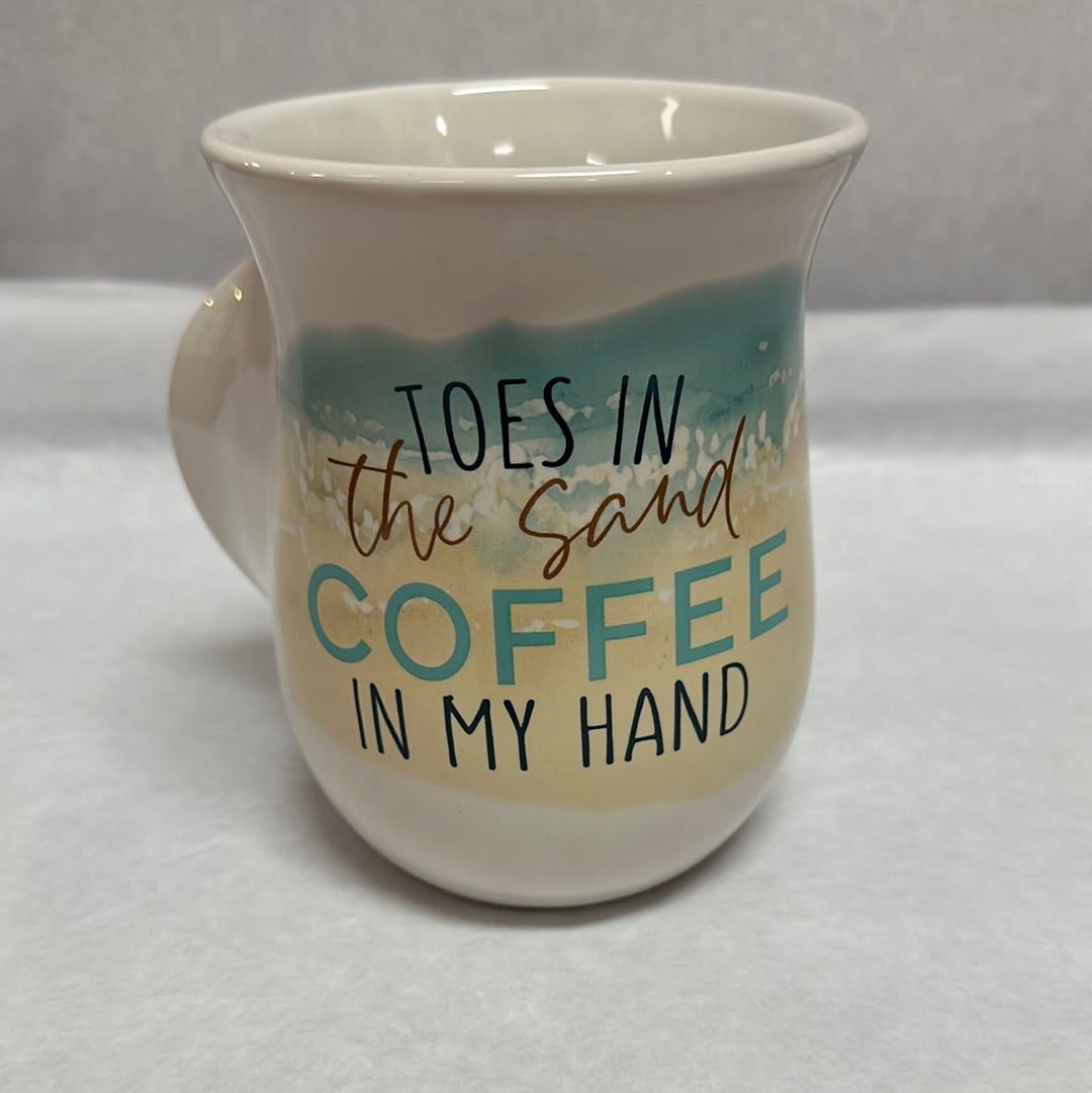 TOES IN THE SAND COFFEE MUG-5185