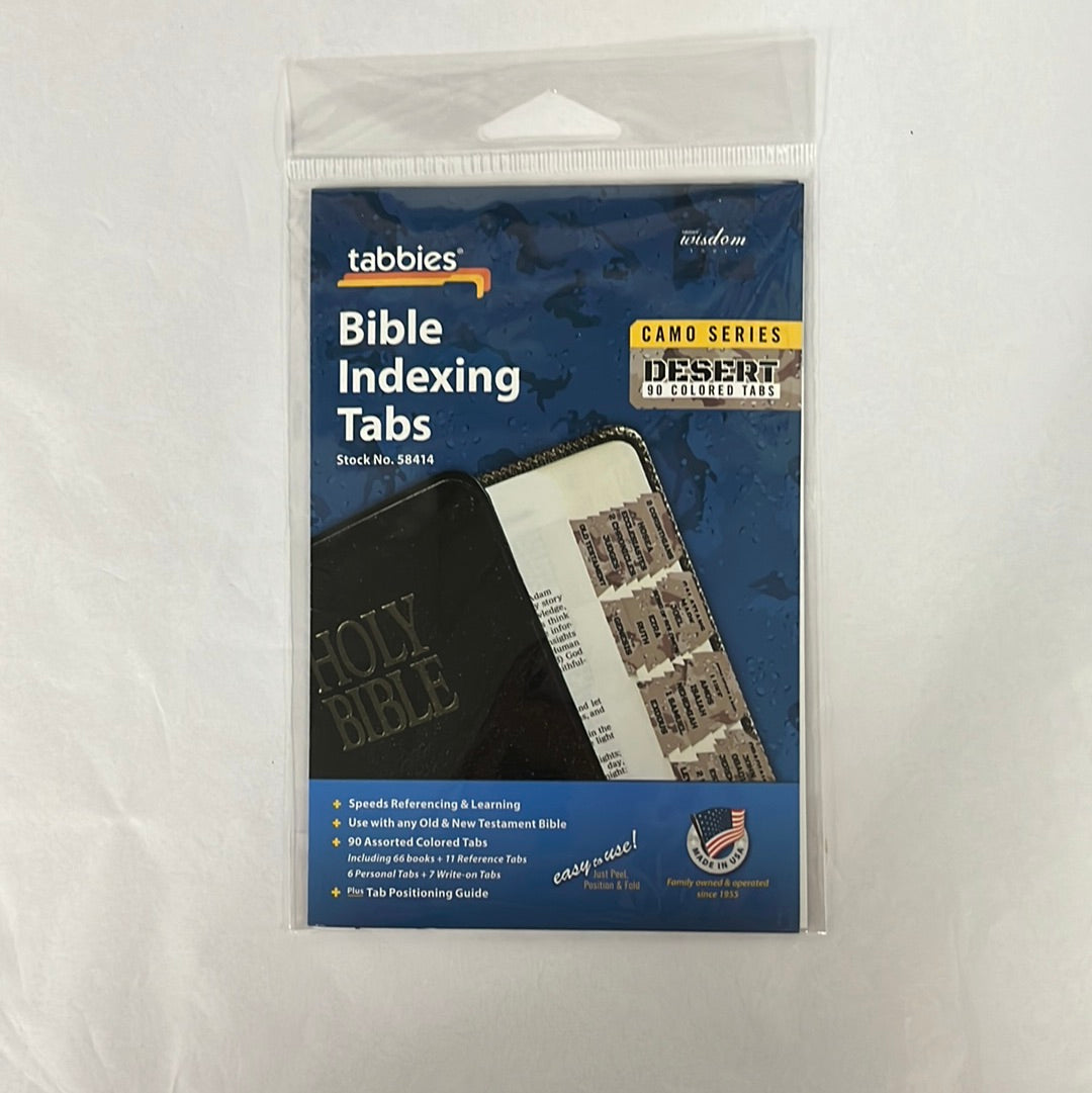 DESERT CAMO BIBLE TABS-4147