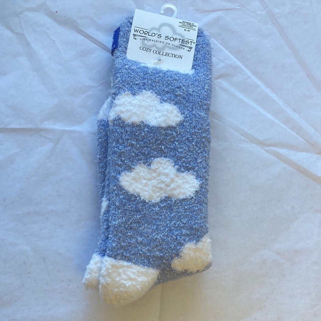 LADIES SOCKS/CLOUD PERIWINK 948-8801