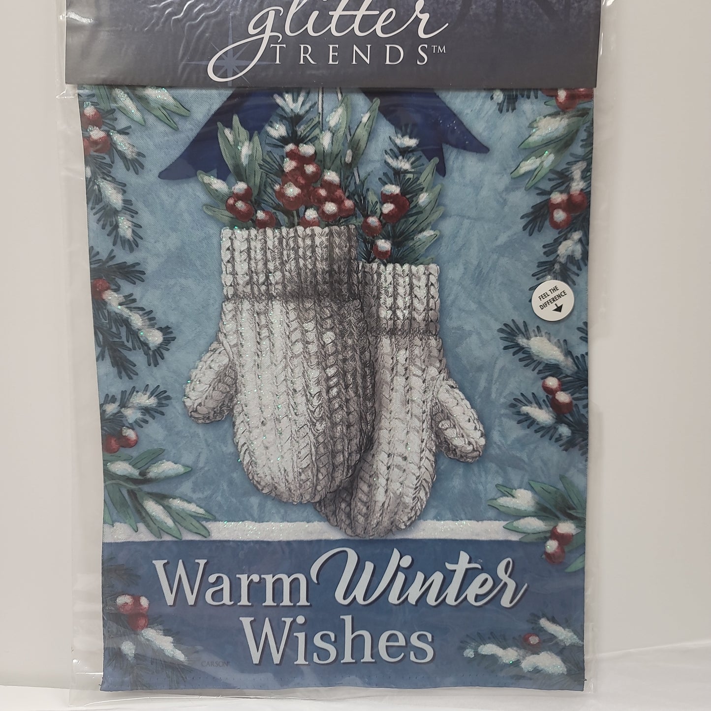WINTER MITTENS GARDEN FLAG-1961