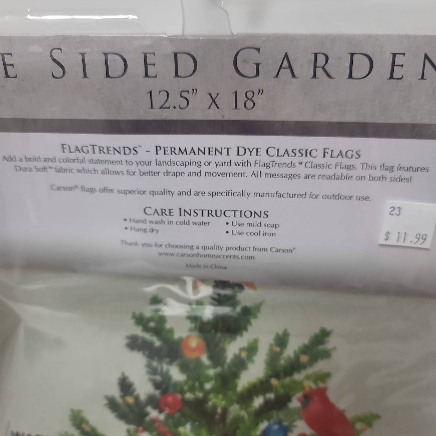 WOODLAND TREE GARDEN FLAG-9028