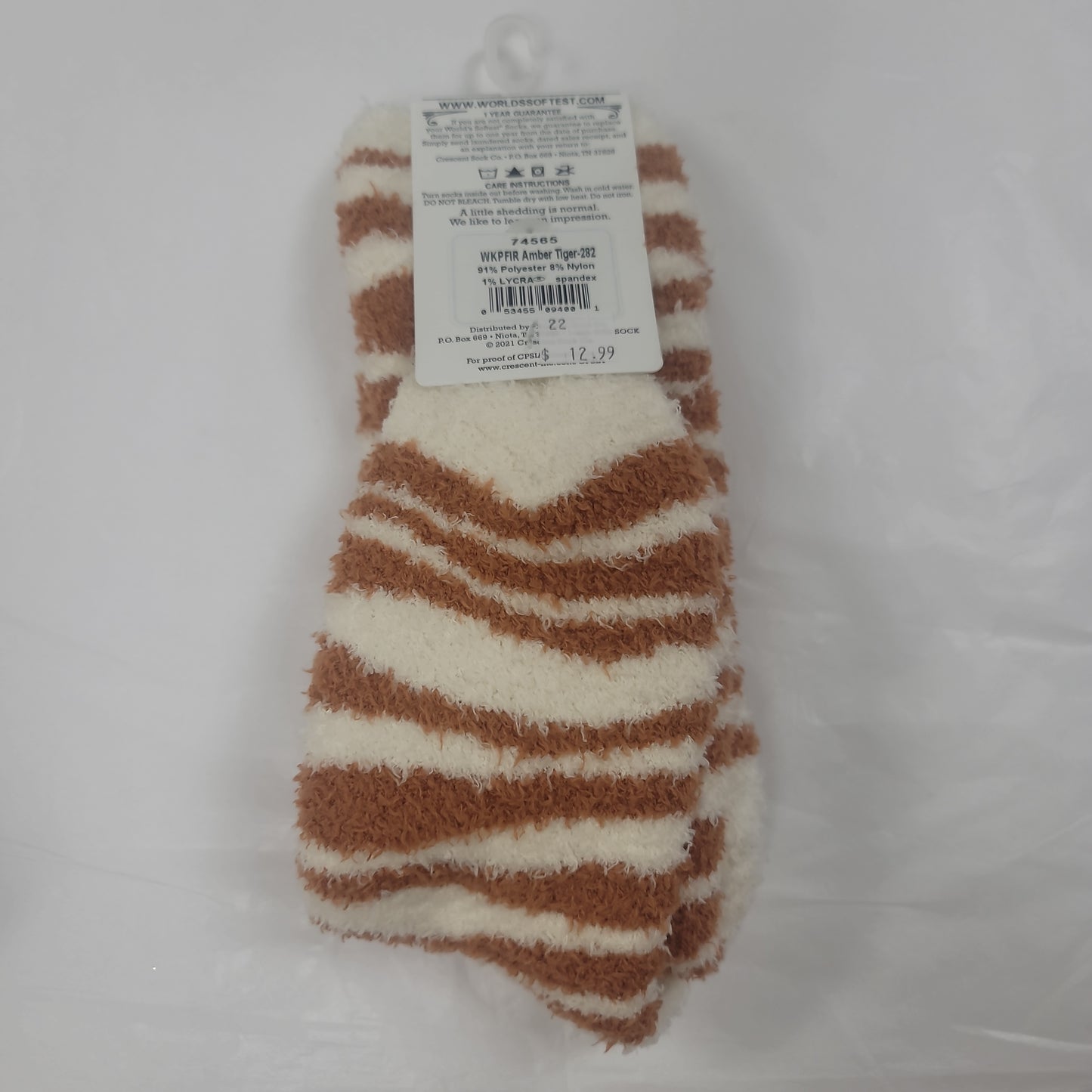 LADIES SOCKS/AMBER TIGER 282-4001