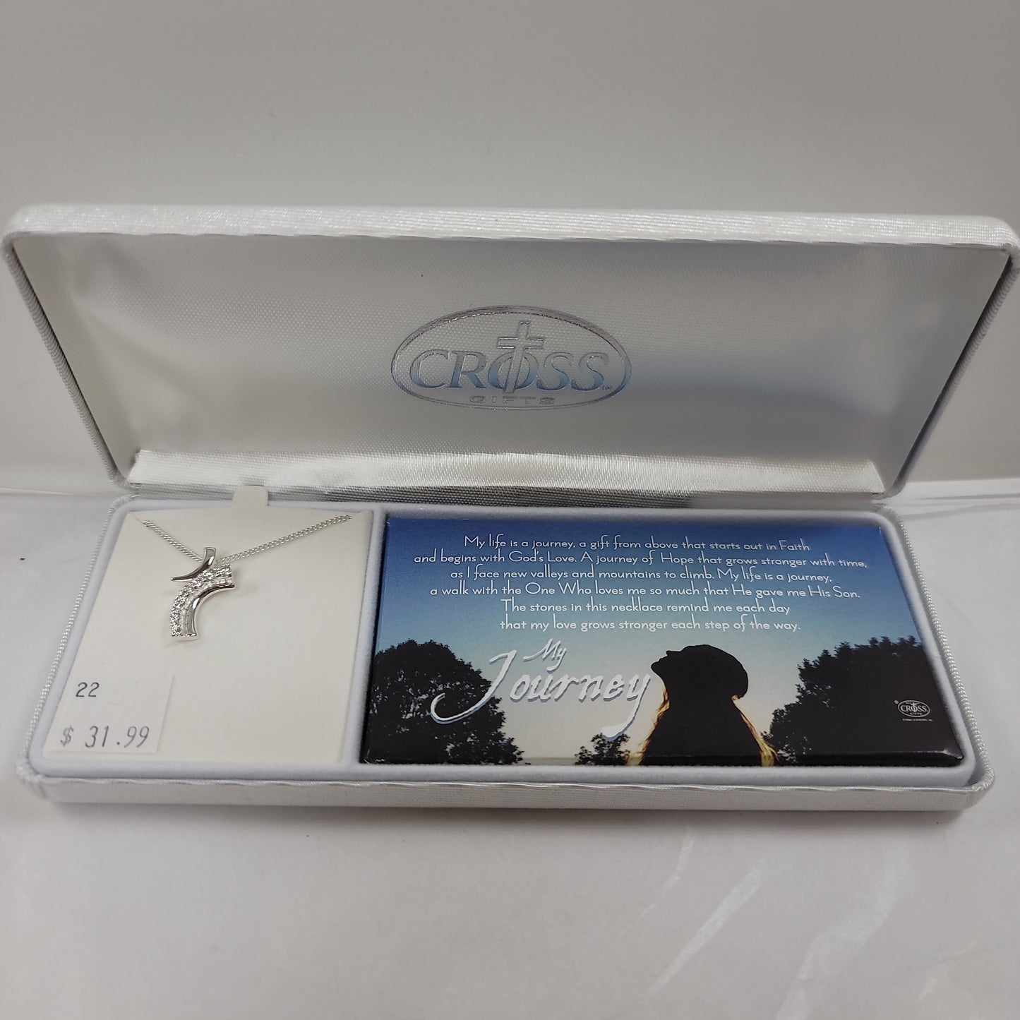 MY JOURNEY CROSS SP NECKL-5307 : 18 IN