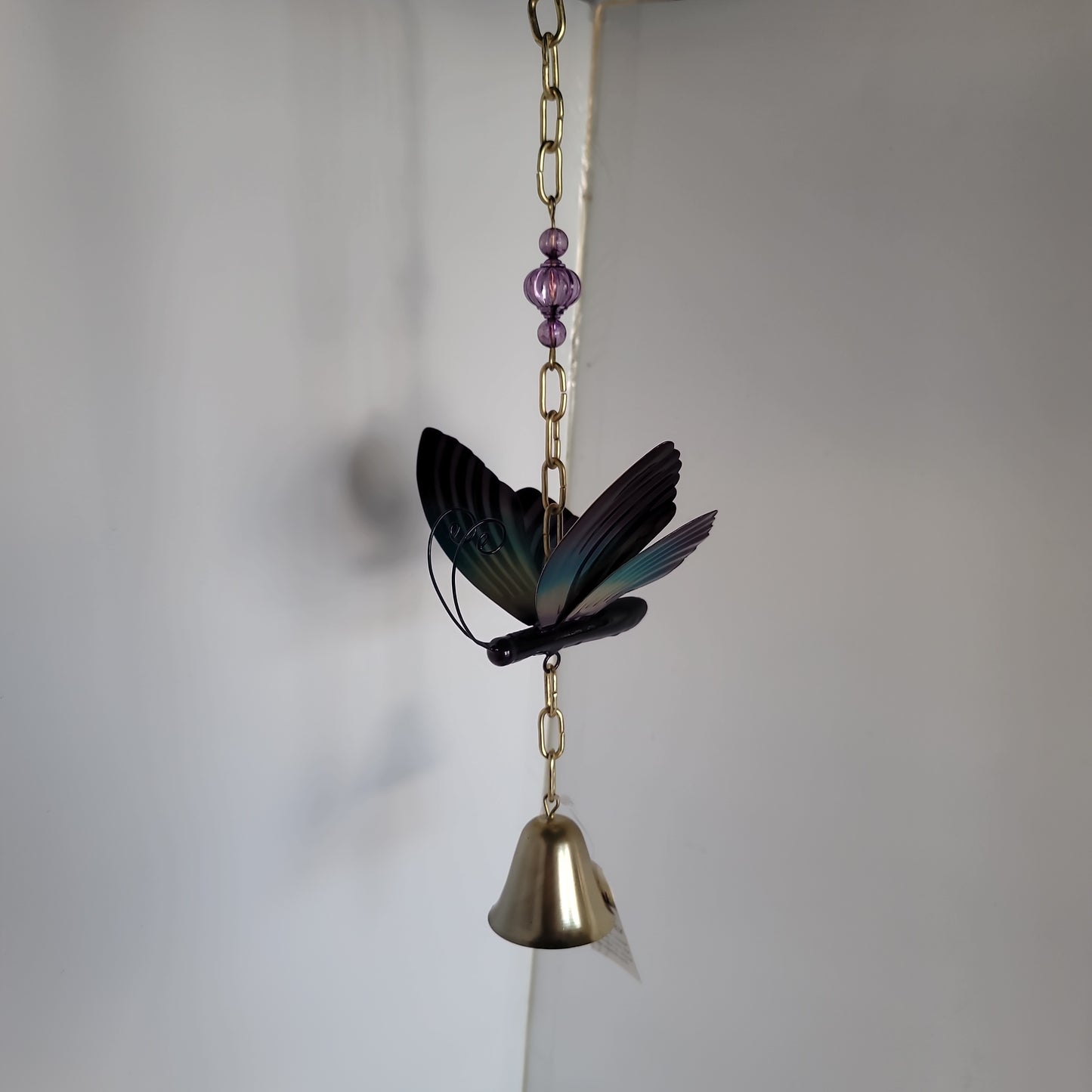 BUTTERFLY METAL GARDEN BELL-5181