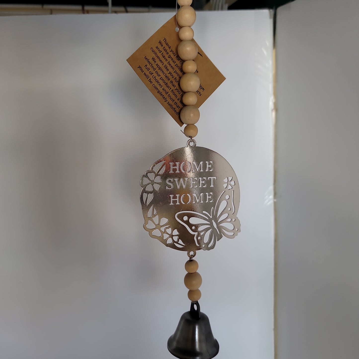 HOME SWEET HOME BEADED BELL-1714