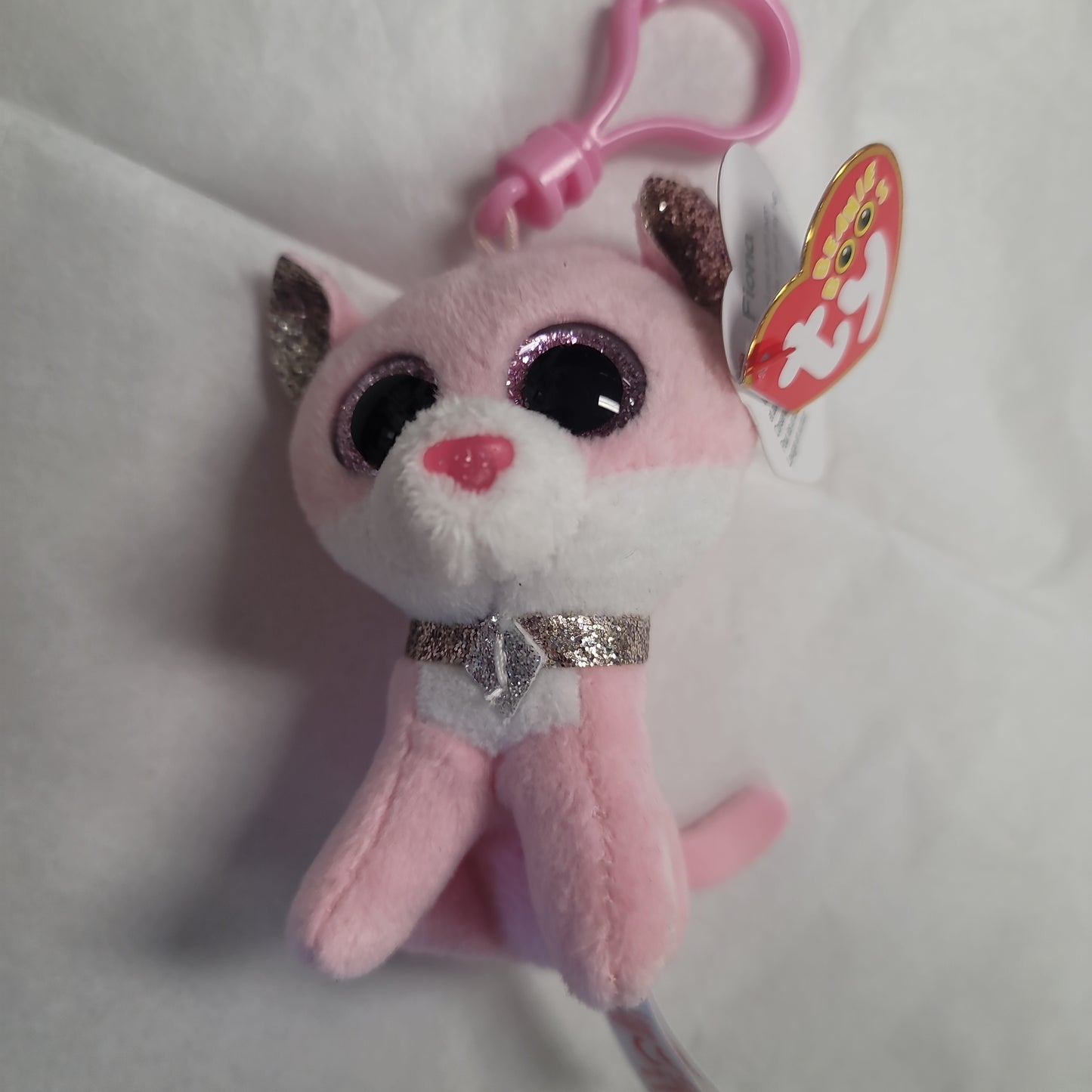 FIONA PINK CAT BOO CLIP-2470