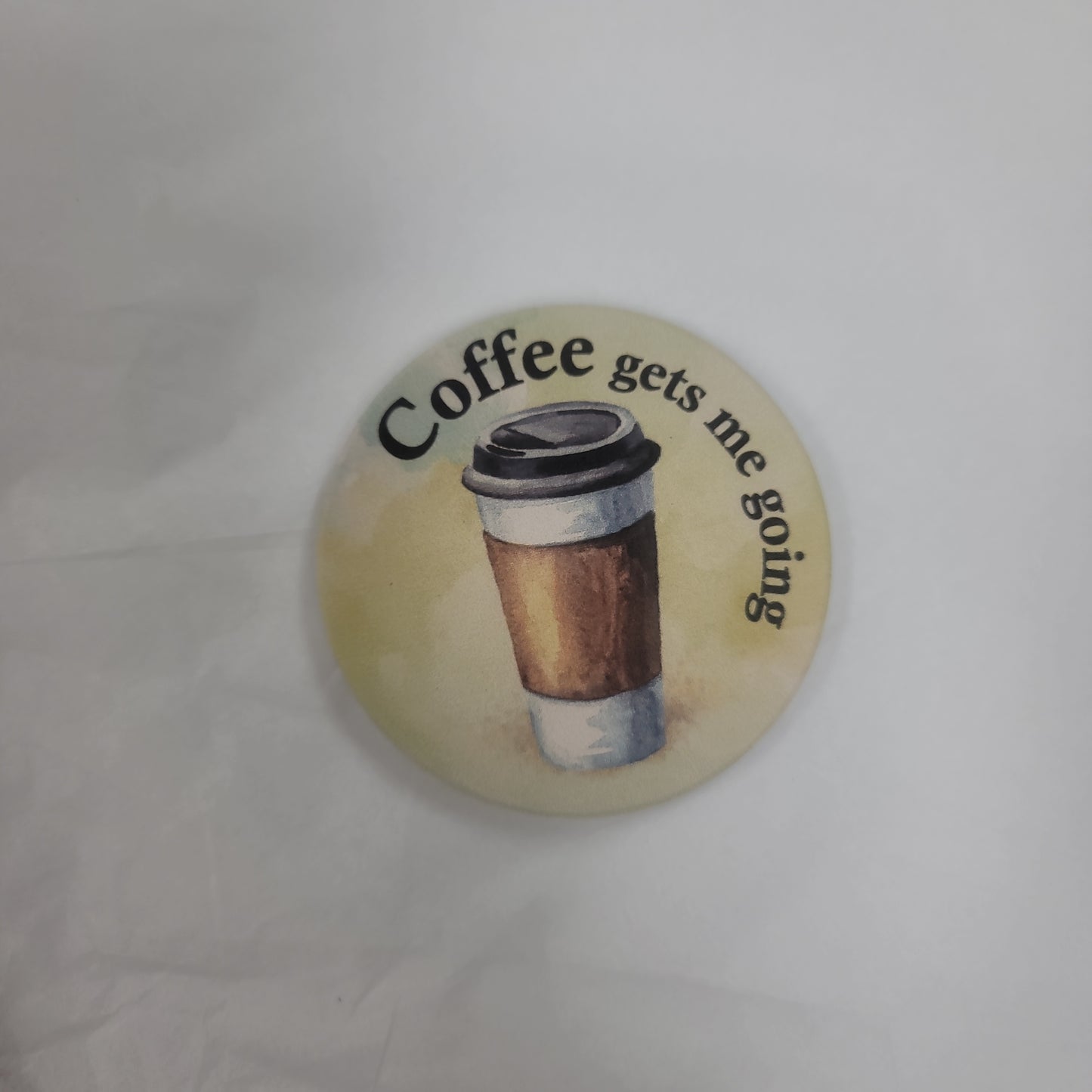 COFFEE GETS ME GOING CAR COASTR-5731