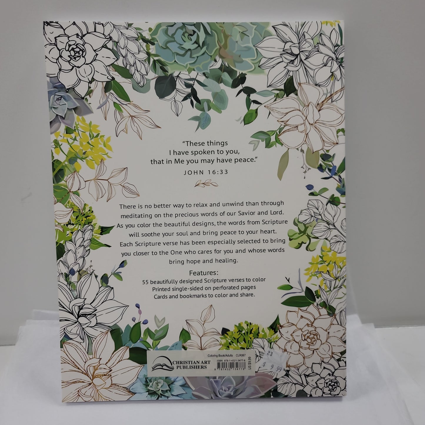 COLOR THE WORDS OF JESUS CLR BK-4778