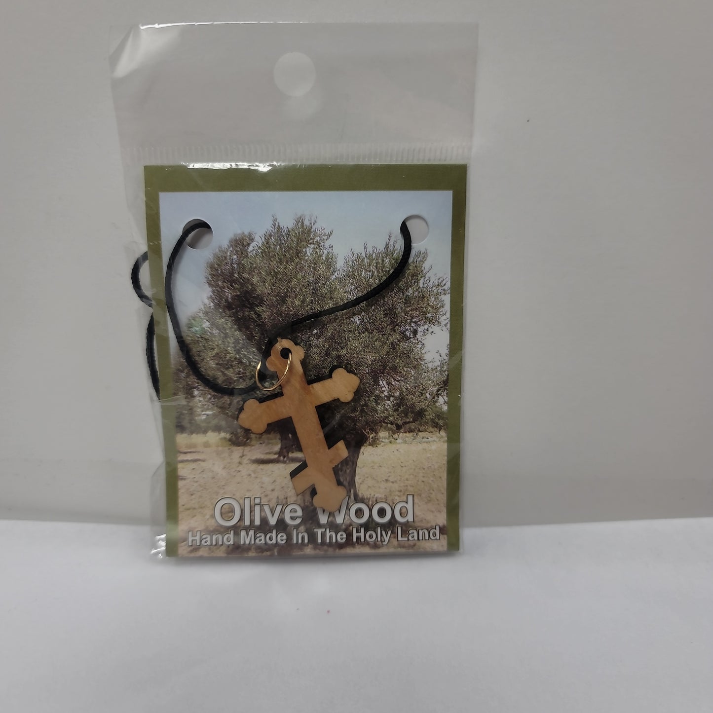 ST ANDREW CROSS OLIVE WOOD NKL-8995