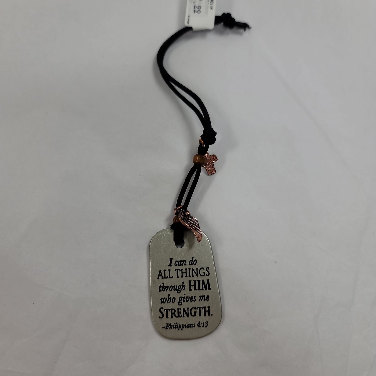 I CAN DO ALL THINGS CAR CHARM-4559