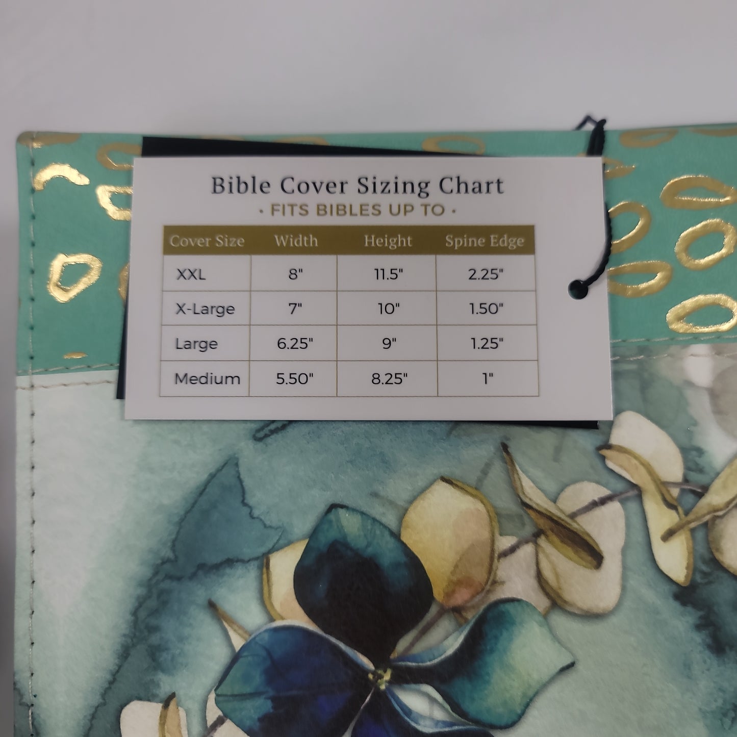 PSALM 92:4 WATERCOLOR FLOWER BIRD XXL BIBLE COVER-6599