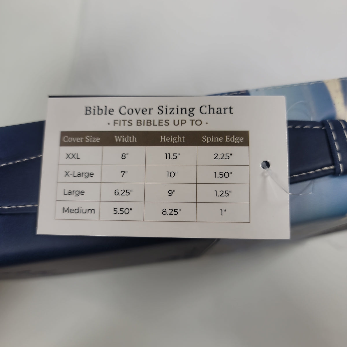 FLYING EAGLE NAVY BLUE XL BIBLE COVER-4173