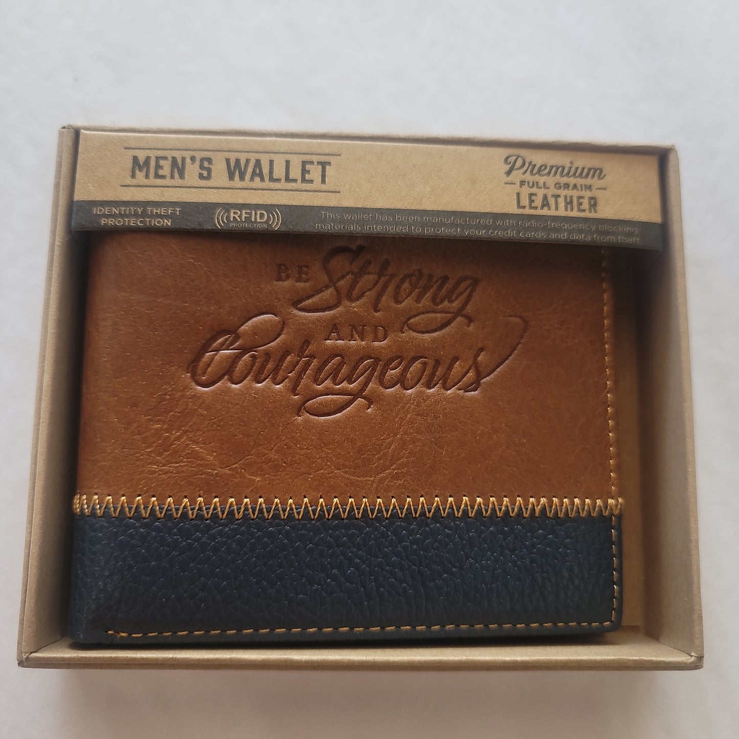 BE STRONG & COURAGEOUS WALLET-4819