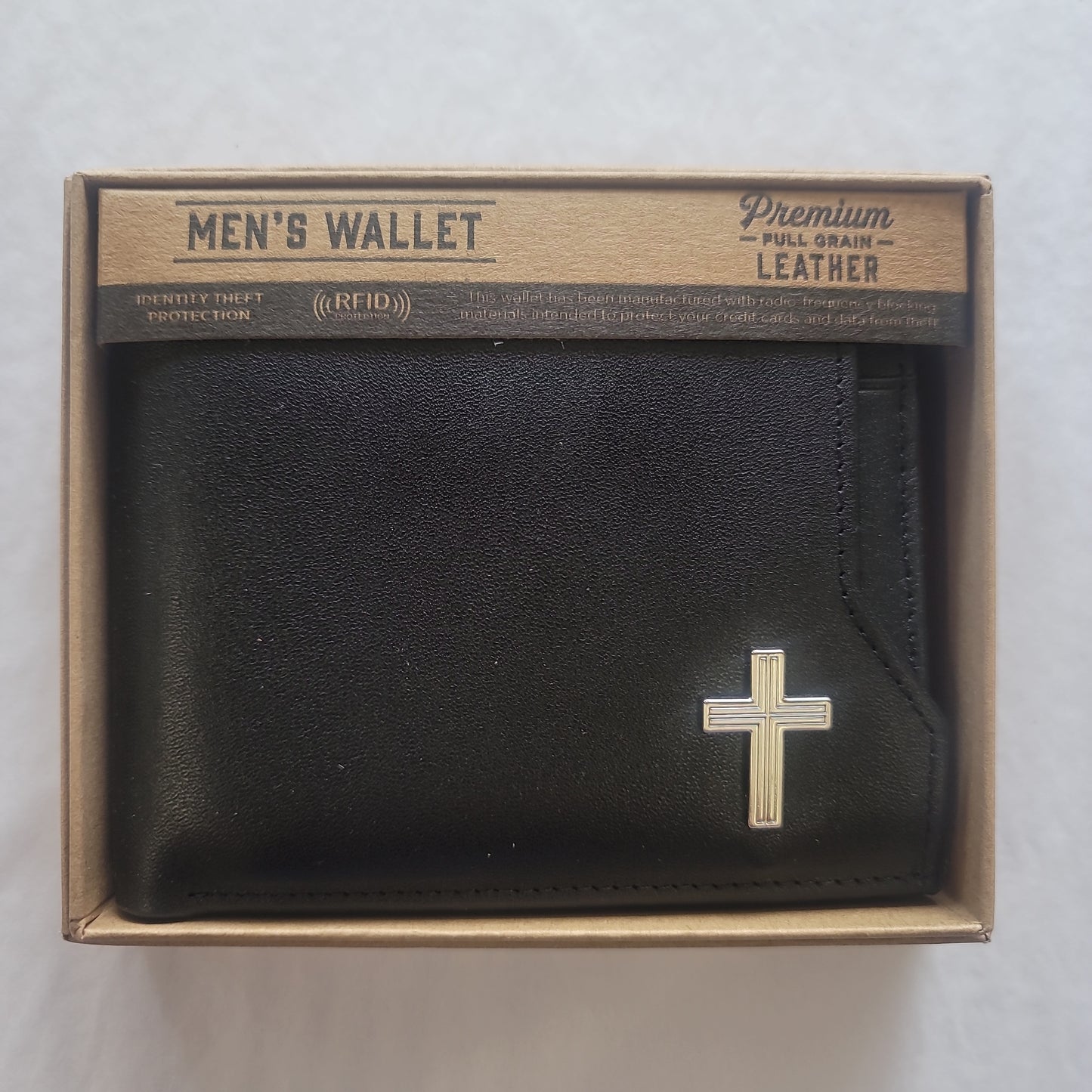 BLACK CROSS BADGE WALLET-7712