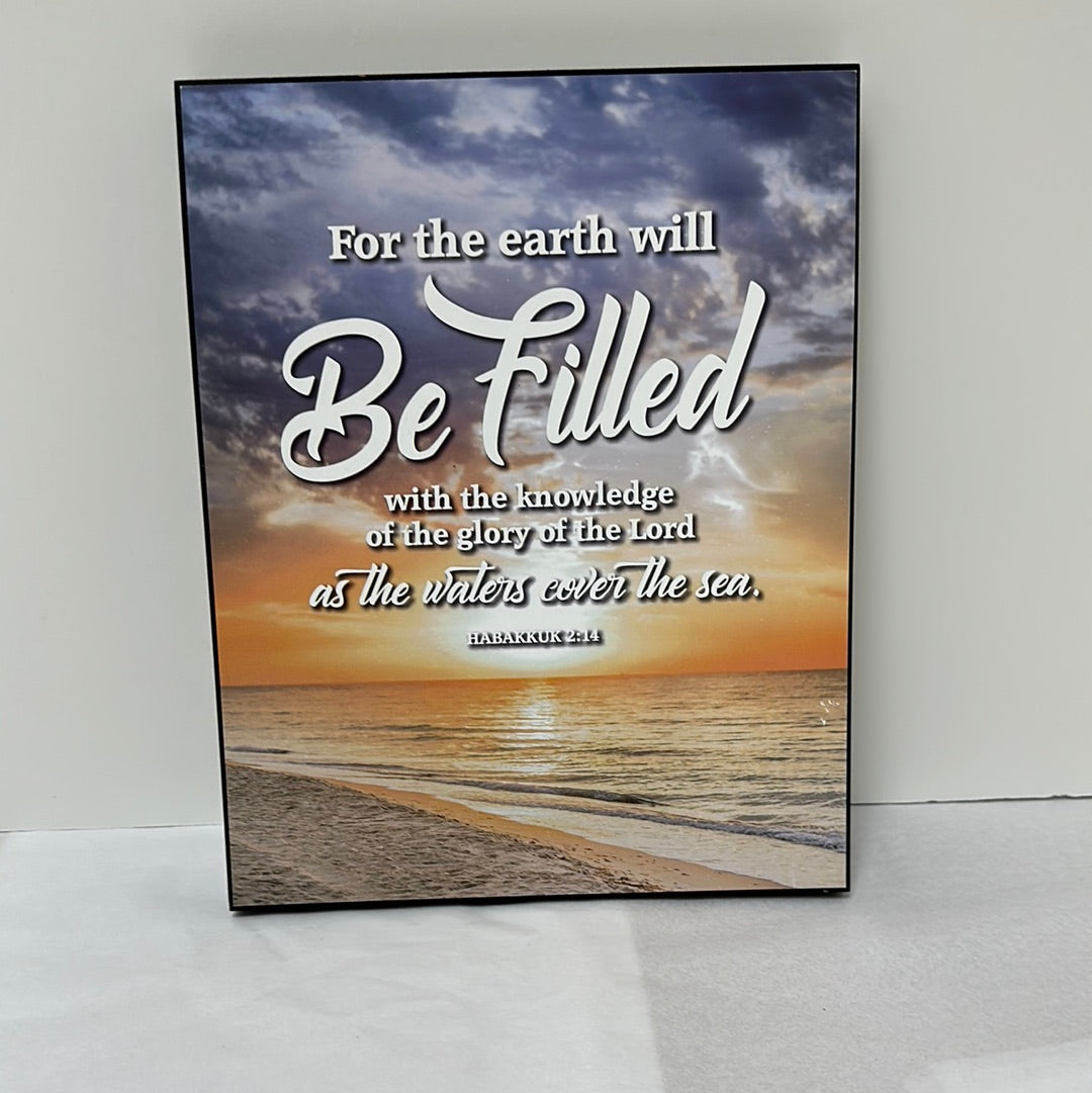 FOR THE EARTH WILL BE FILLED PL-4398