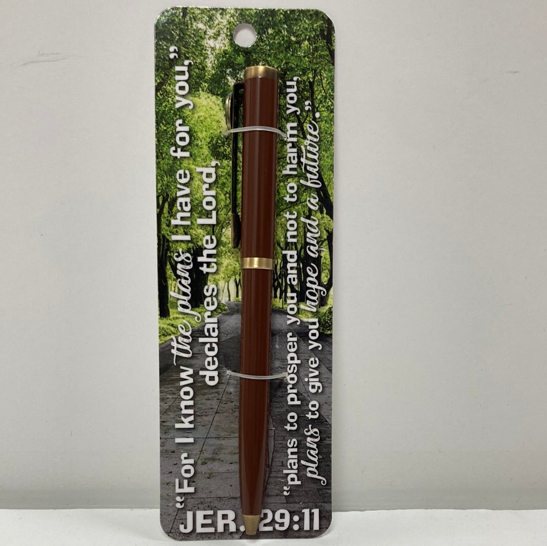 FOR I KNOW THE PLANS PEN-2158