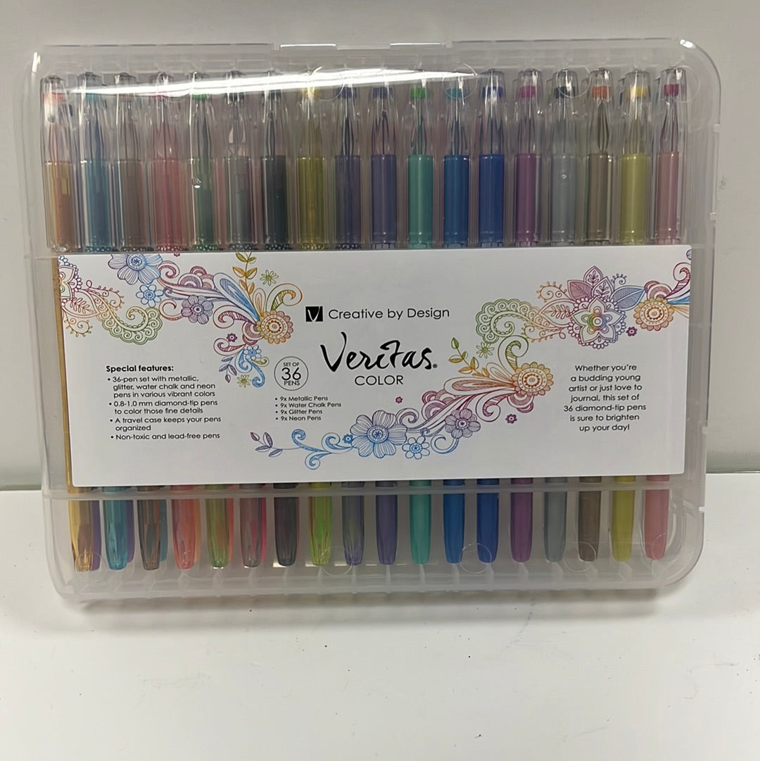 GEL PEN SET ASST 36 PC-0493