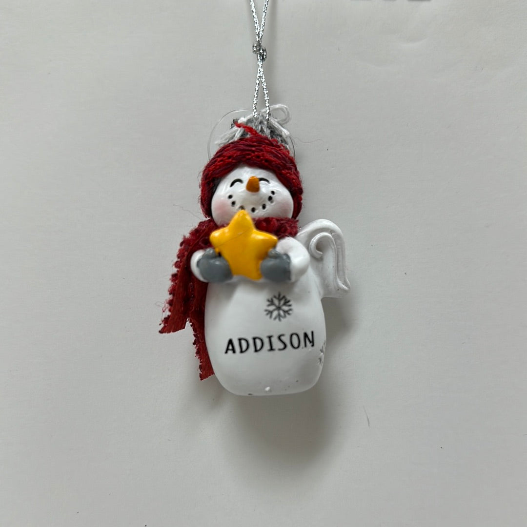 ADDISON SNOW ANGEL ORNAMENT-5442