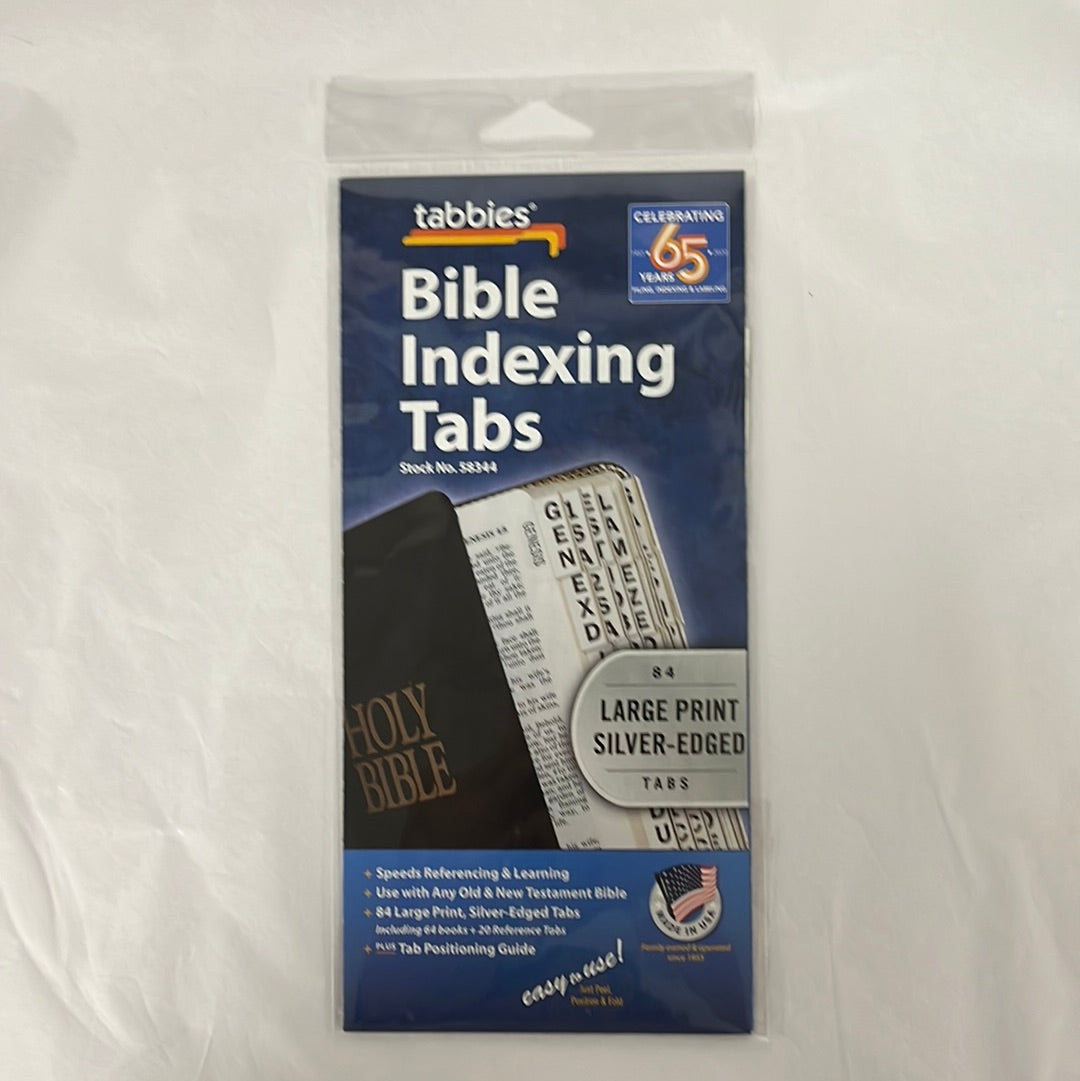 BIBLE TABS NT LG SILVER10084371-3447