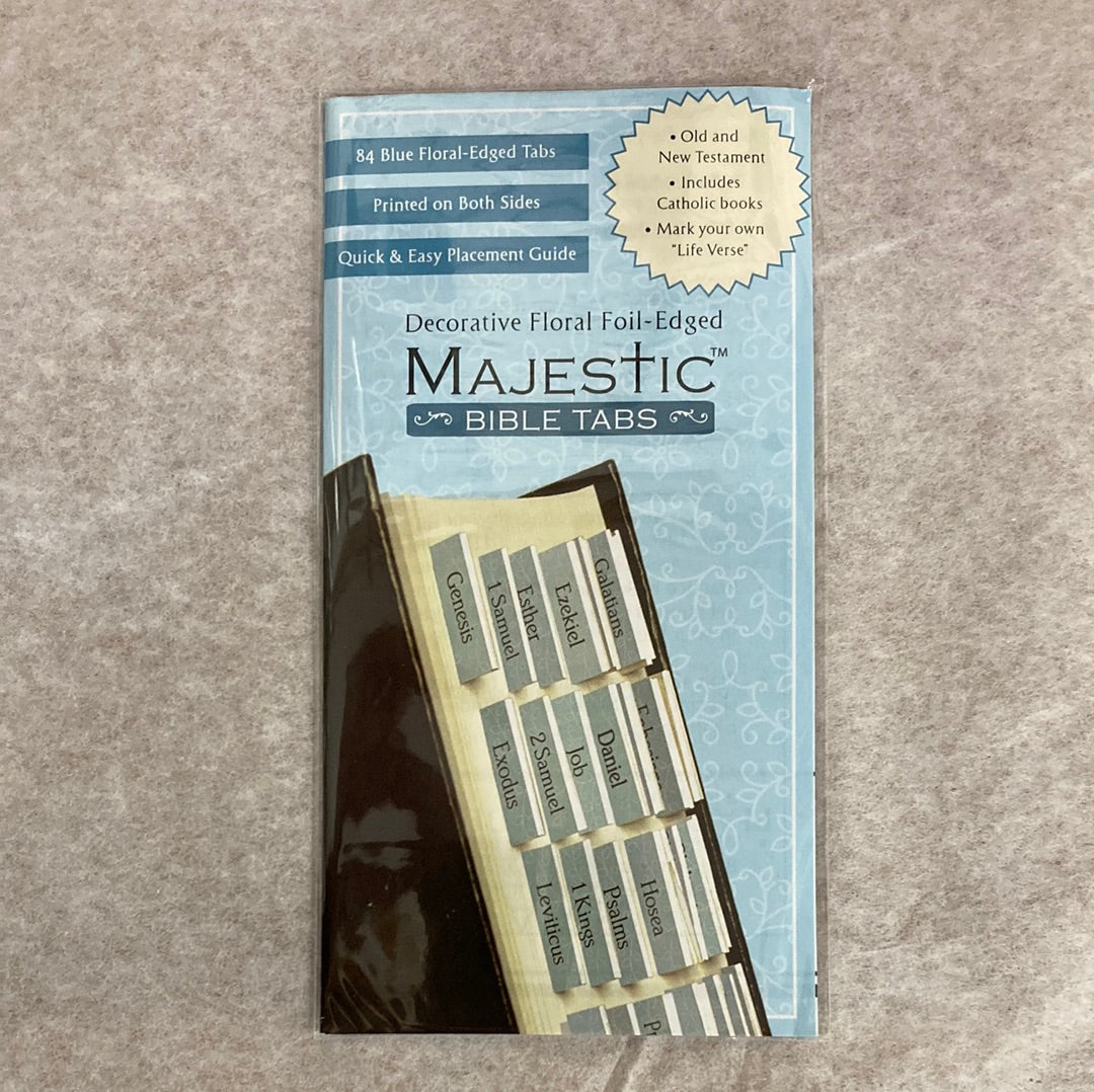 MAJESTIC FLORAL BIBLE TABS-0146