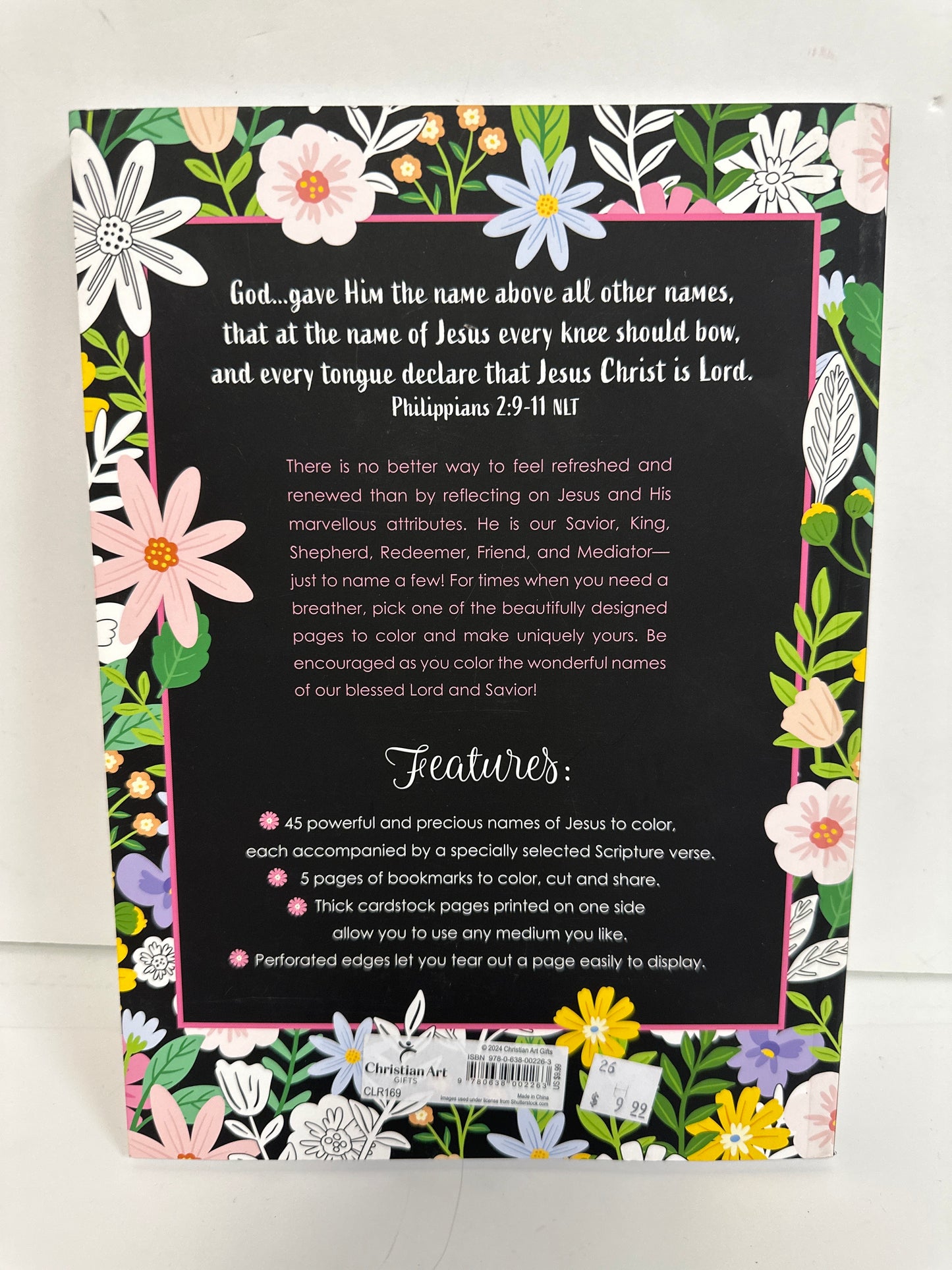 THE NAMES OF JESUS COLORING BOOK-2263