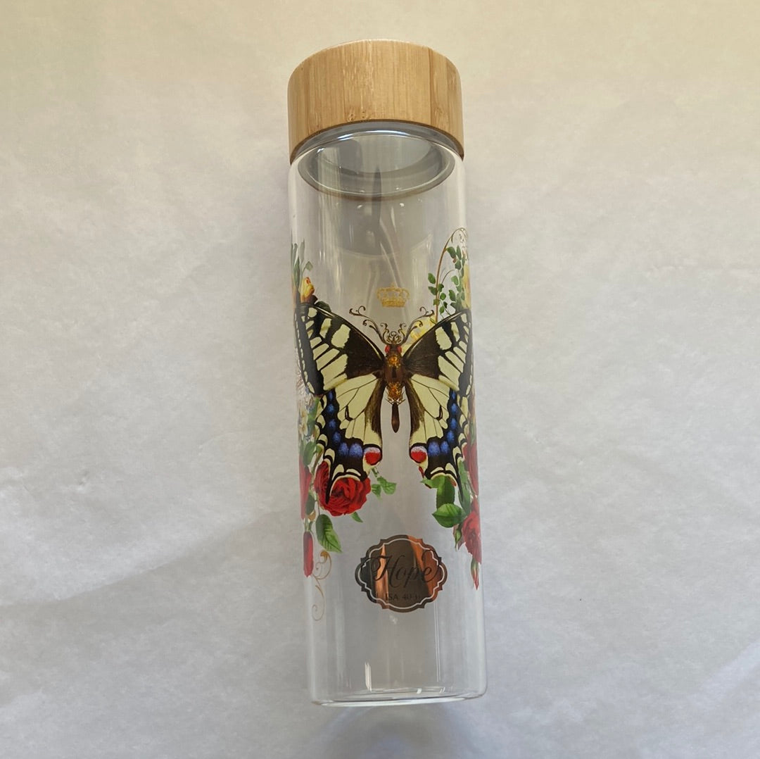 WATER BOTTLE GLASS HOPE ISA 40:31