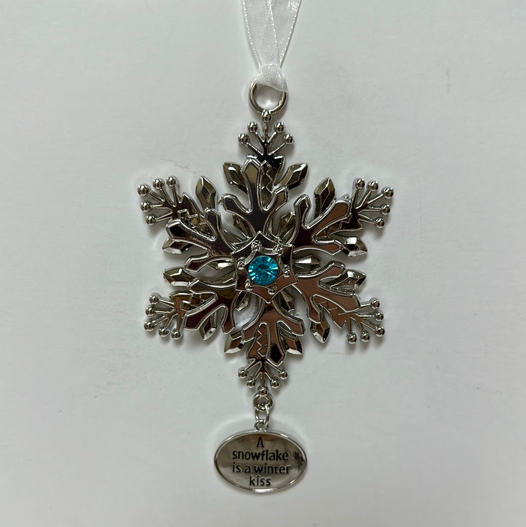 SNOWFLAKE SPIN SNOWFLAKE ORN-6361