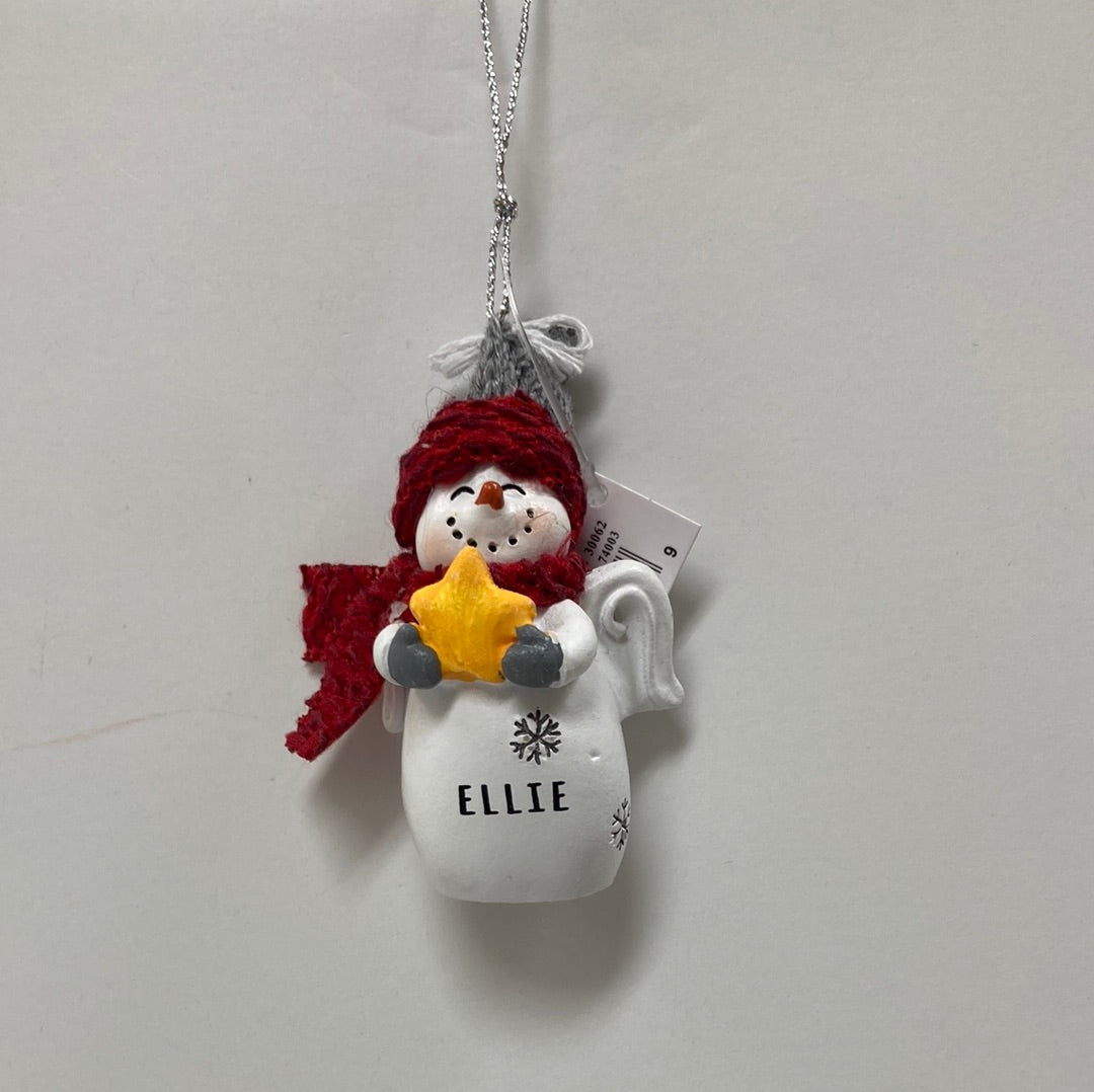 ELLIE SNOW ANGEL ORNAMENT-6609