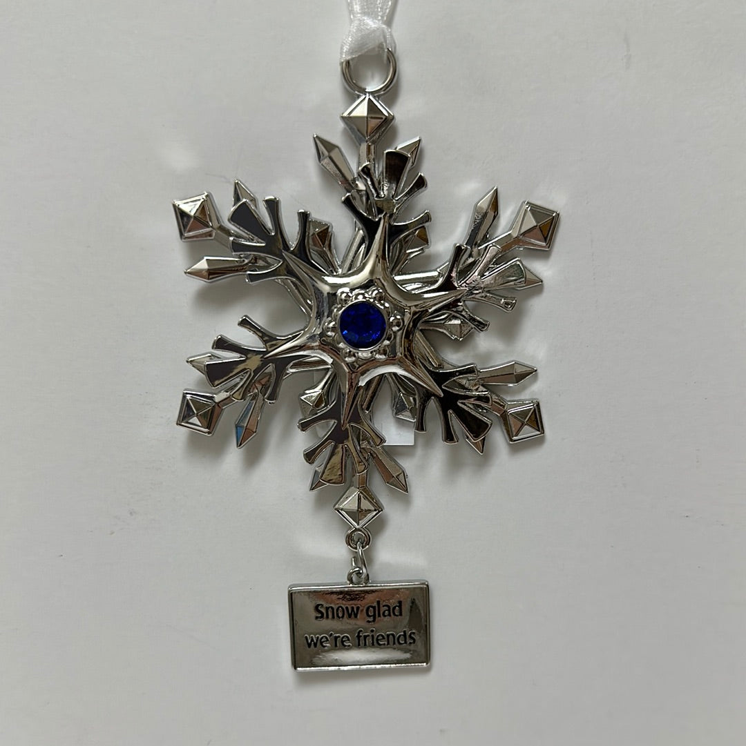 FRIENDS SPIN SNOWFLAKE ORNAMENT-6293