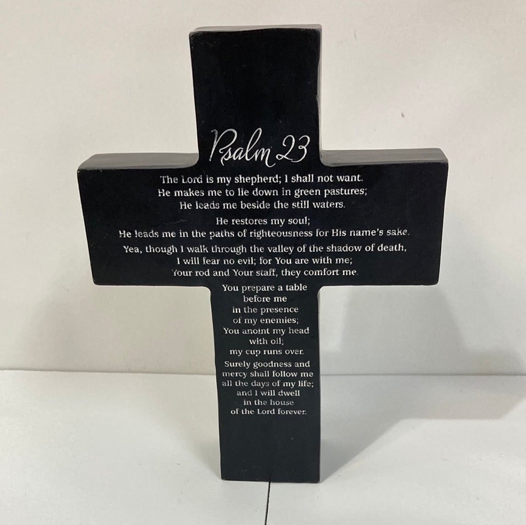 PSALM 23 TABLETOP CROSS-1832