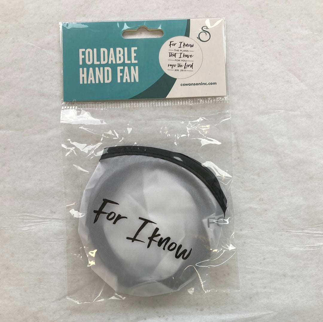FOR I KNOW FOLDABLE HAND FAN-2525