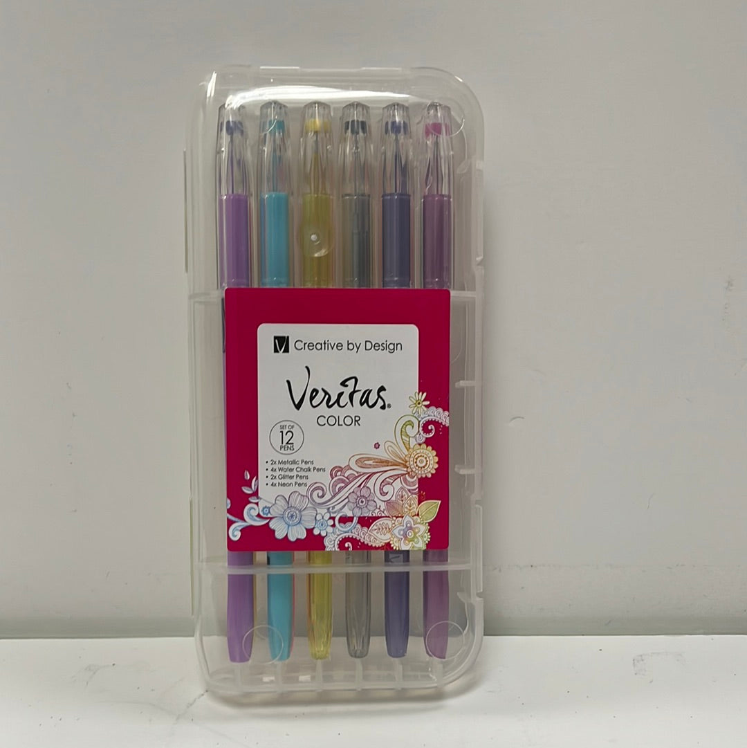 GEL PEN SET 12 PC ASST-0486