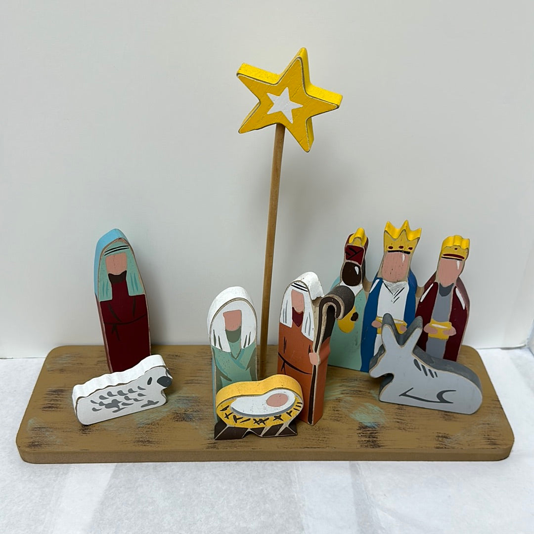 OH HOLY NIGHT NATIVITY STAND-3485