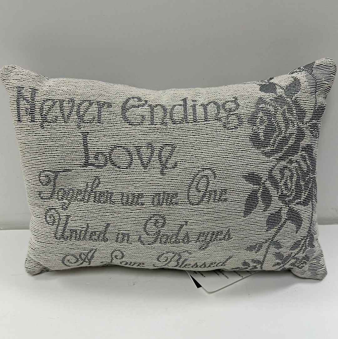 25TH ANNIVERSARY WORD PILLOW-7048