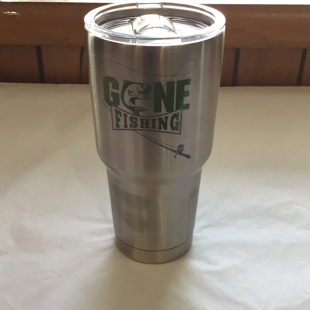 GONE FISHING SS TUMBLER-2633
