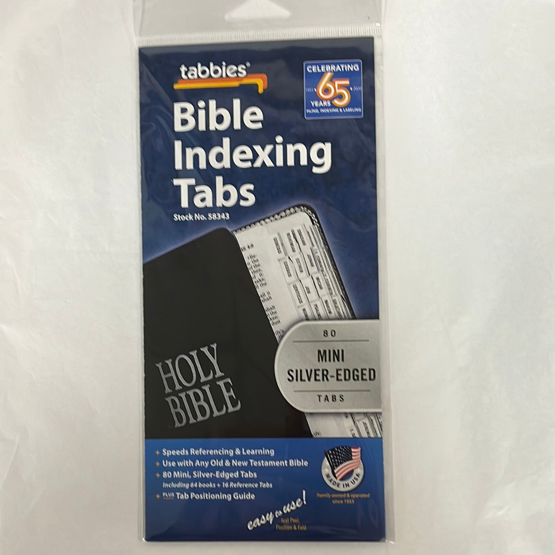 MINI SILVER BIBLE TABS-3430