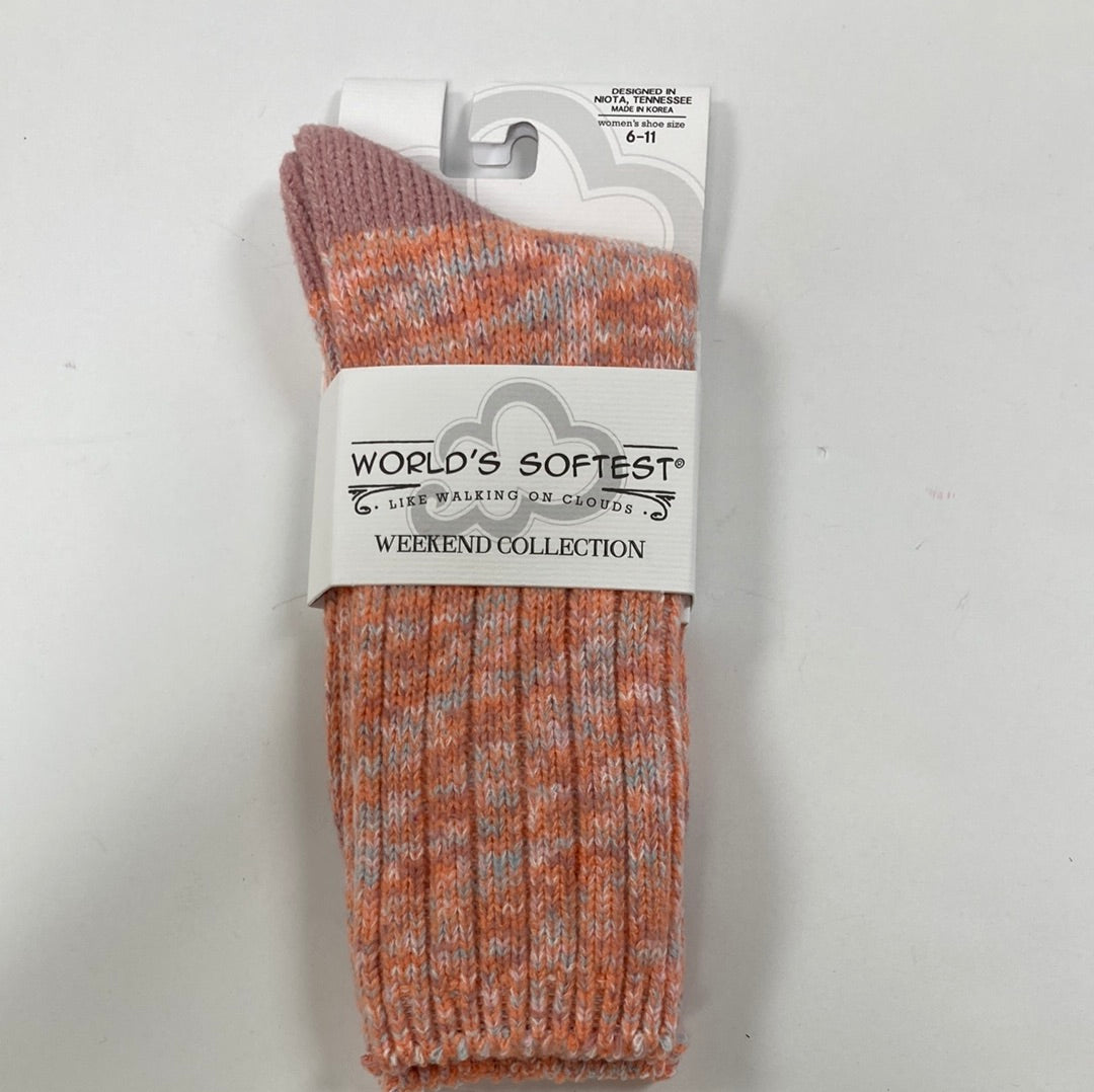 LADIES SOCKS/TRANQUILITY 969-1888