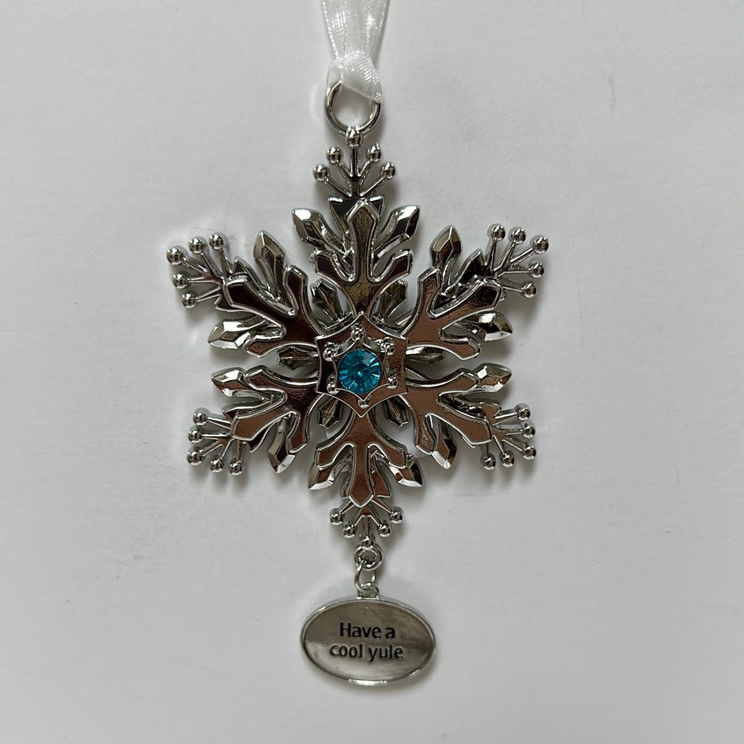 COOL YULE SPIN SNOWFLAKE ORN-6309