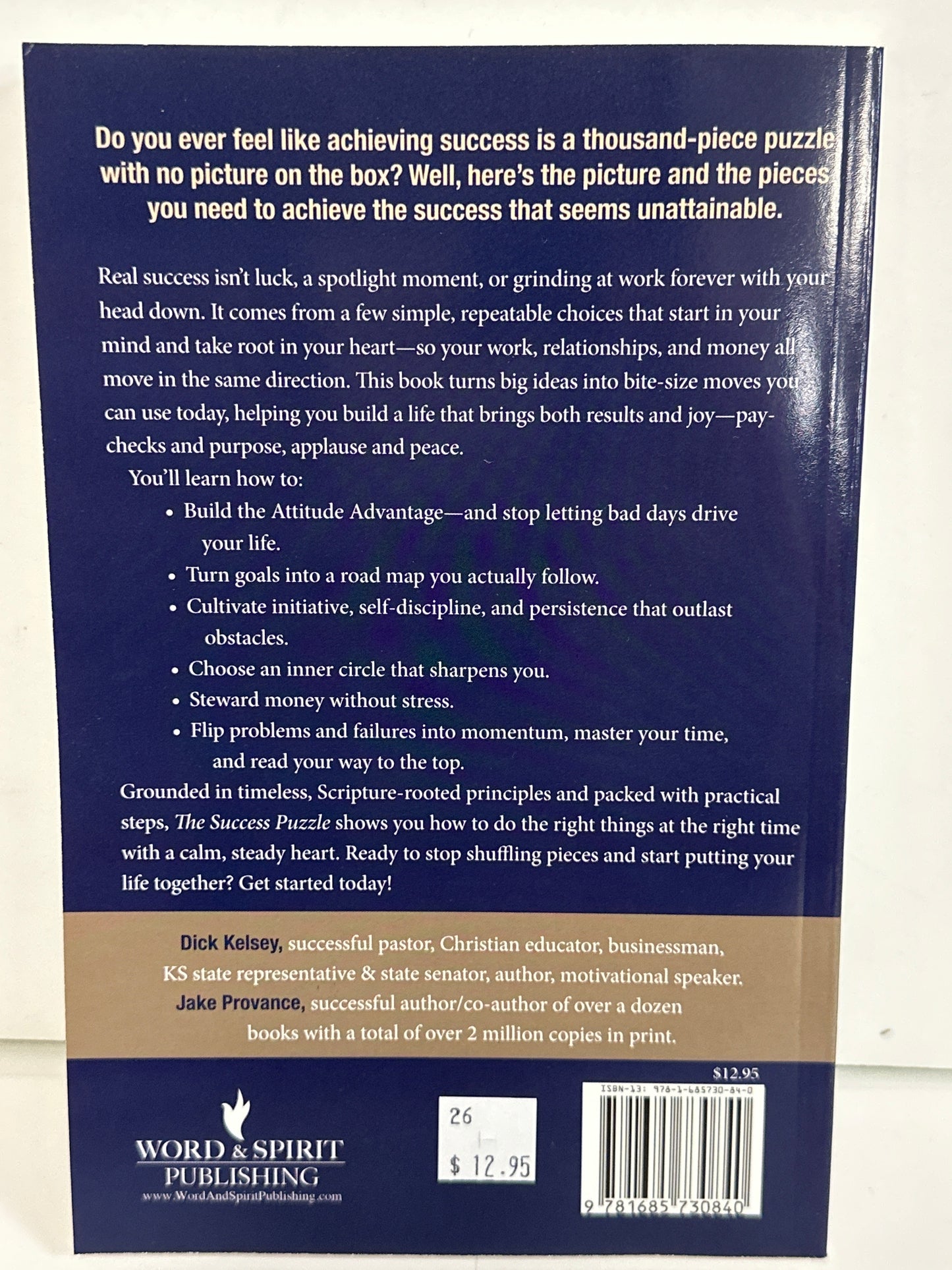 THE SUCCESS PUZZLE/DICK KELSEY-0840
