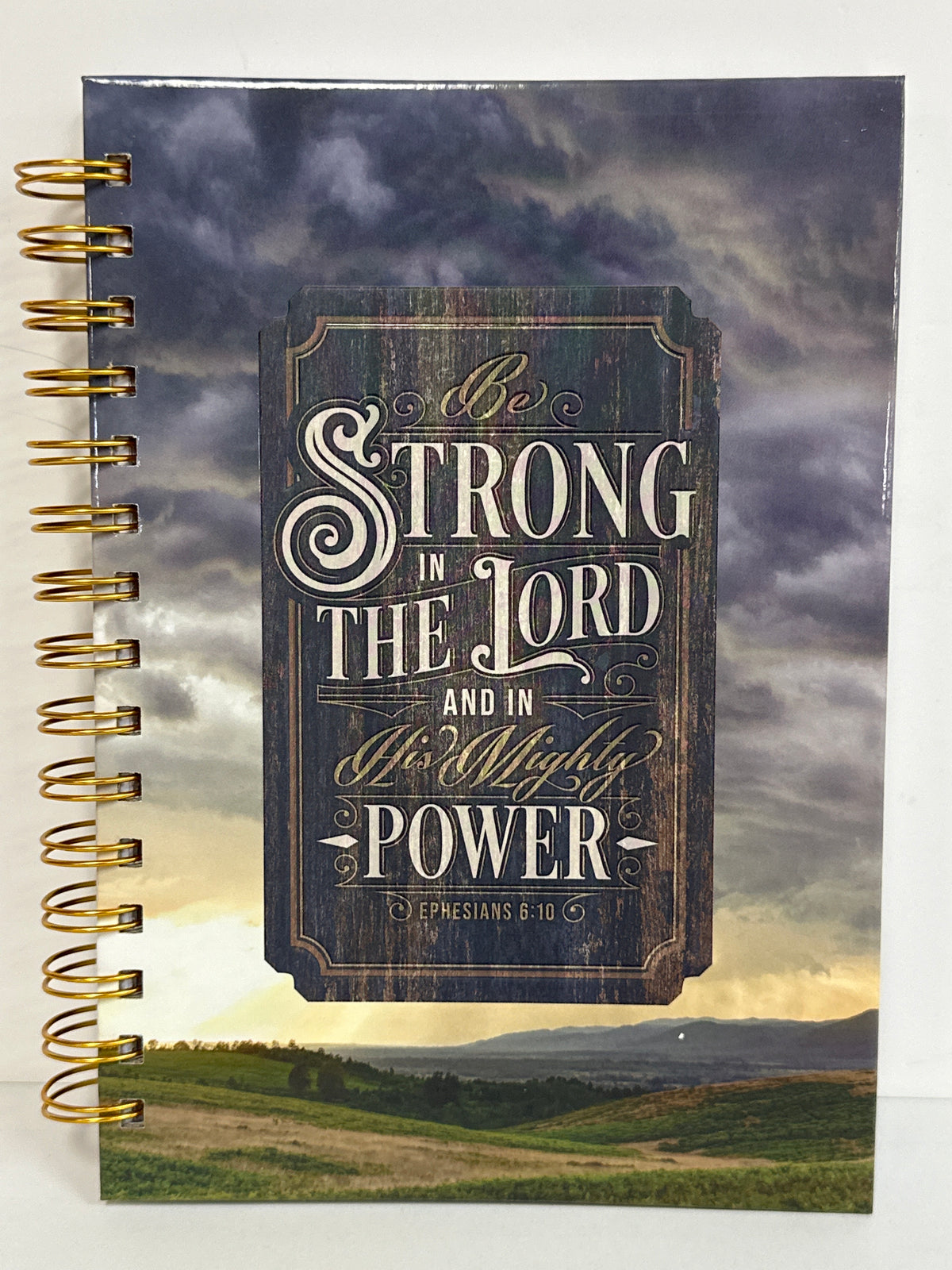 BE STRONG IN THE LORD BLUE JOURNAL-7076