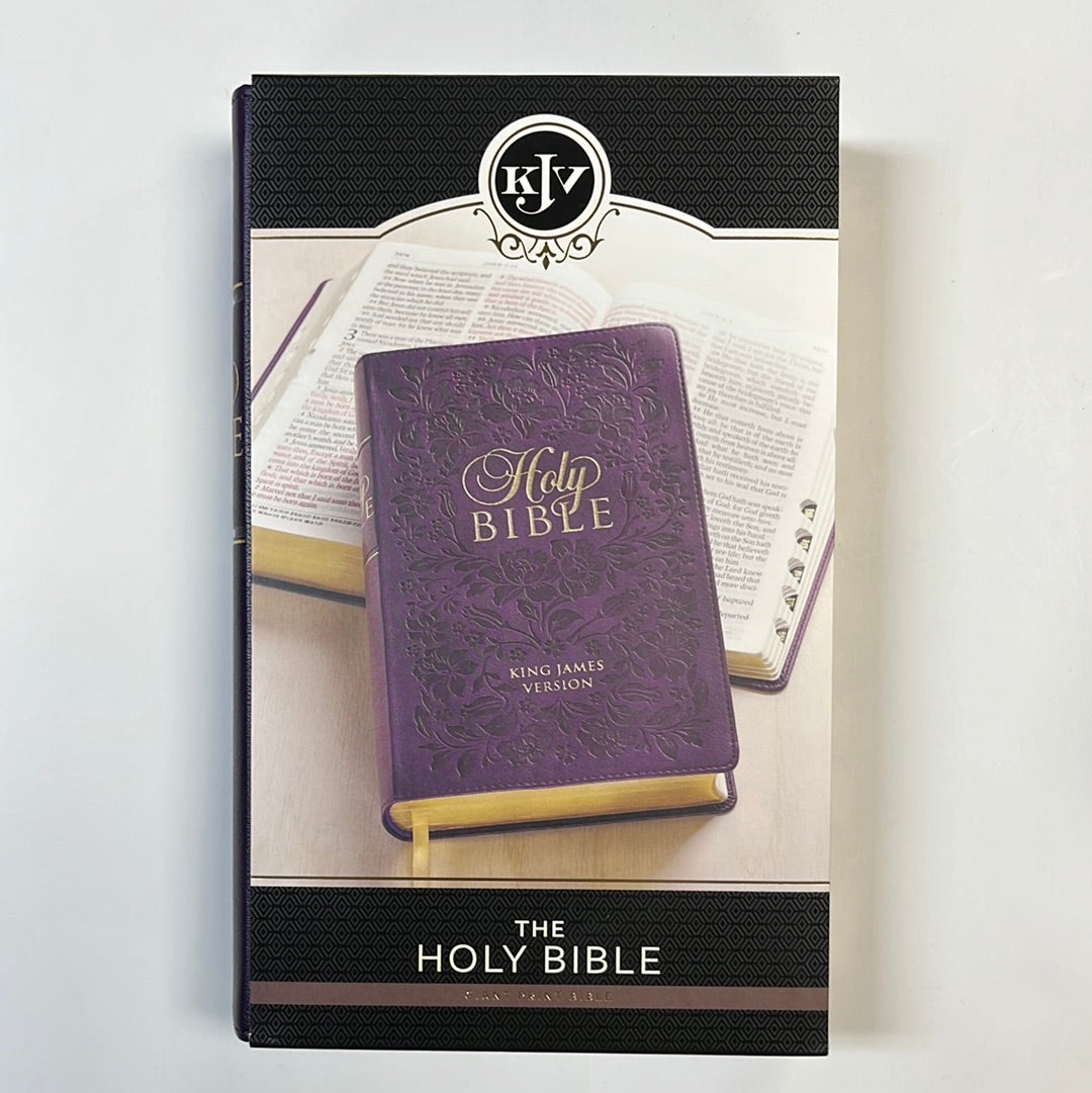 KJV GIANT PRINT BIBLE PURPLE IN-3153