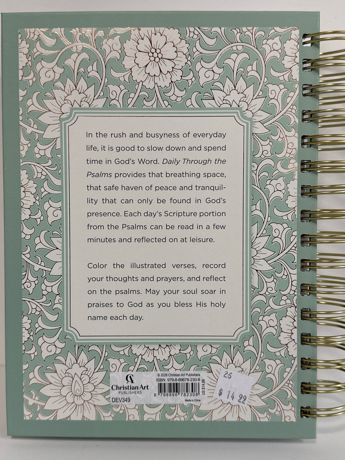 DAILY THROUGH THE PSALMS CREATIVE JOURNAL-2308