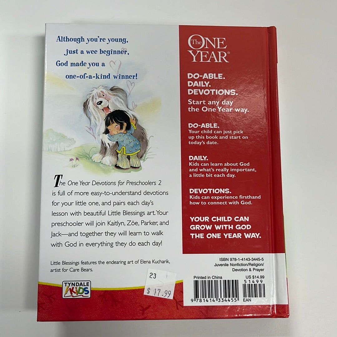 ONE YEAR DEVOTIONS PRESCHOOLERS-4455