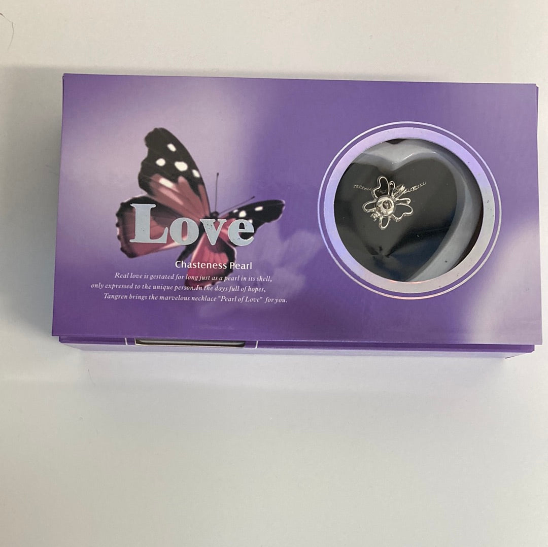 BUTTERFLY LOVE PEARL SET IN BOX-9796