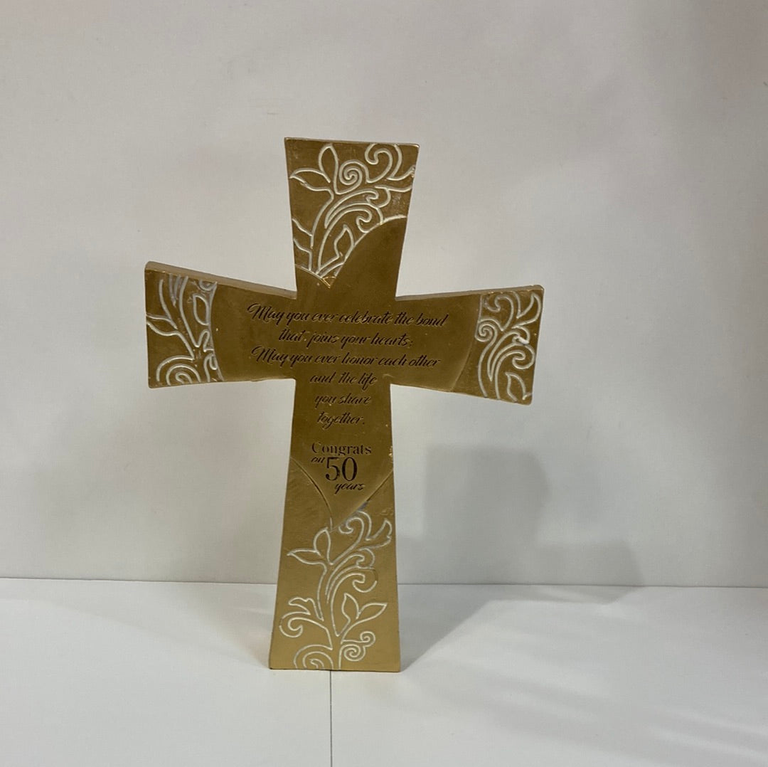 CELEBRATE 50 YEARS TABLETOP CROSS-8434