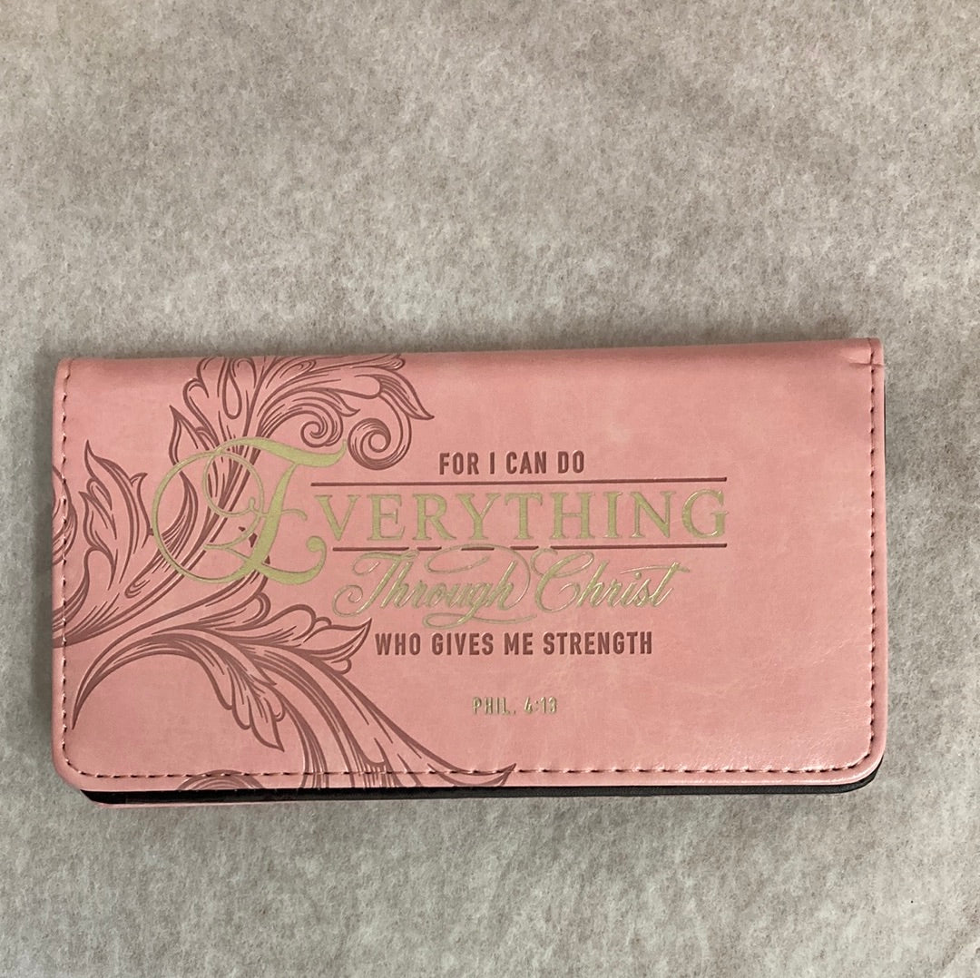 EVERYTHING PINK CHECKBOOK COVER-1137