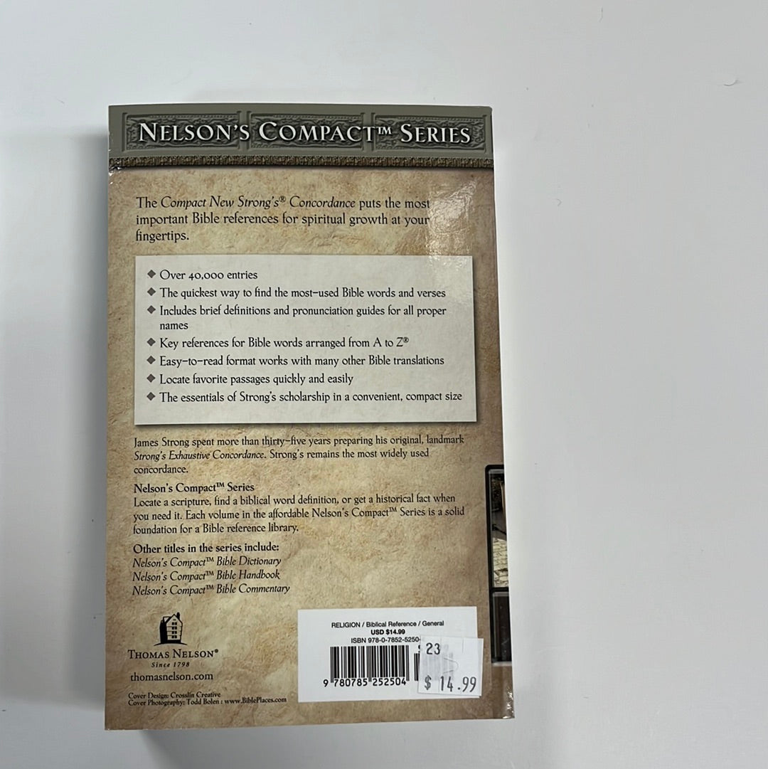STRONG'S CONCORDANCE COMPACT-2504