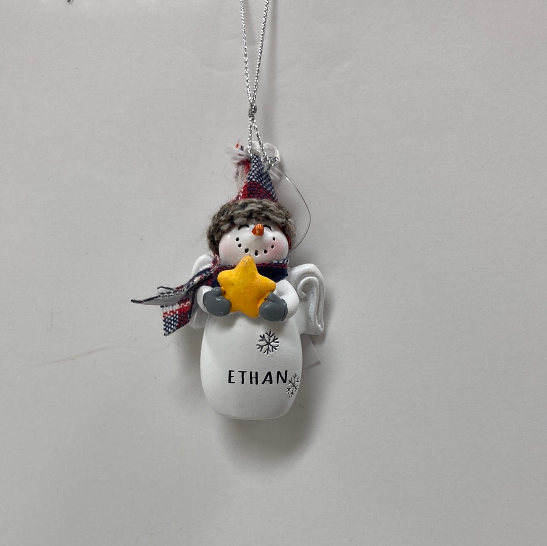 ETHAN SNOW ANGEL ORNAMENT-6654